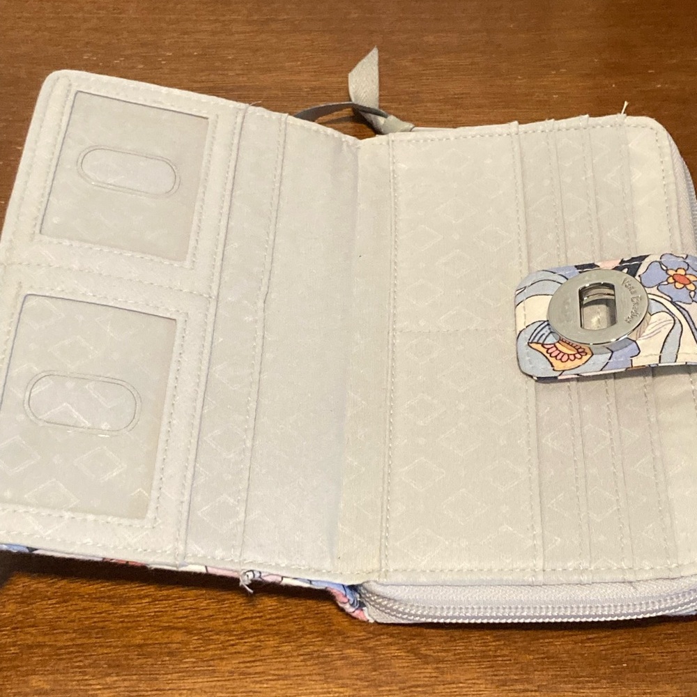 Vera Bradley Flower Print Trifold Wallet